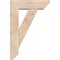 Ekena Millwork Traditional Slat Smooth Bracket w/ Offset Brace, Douglas Fir, 5 1/2"W x 16"D x 24"H BKT0604X16X24TRA06SDF - alternate 4